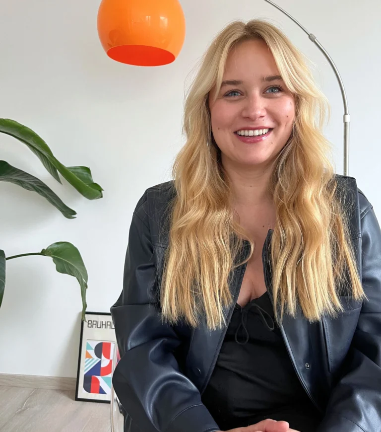 Luisa Skwirba im Studio